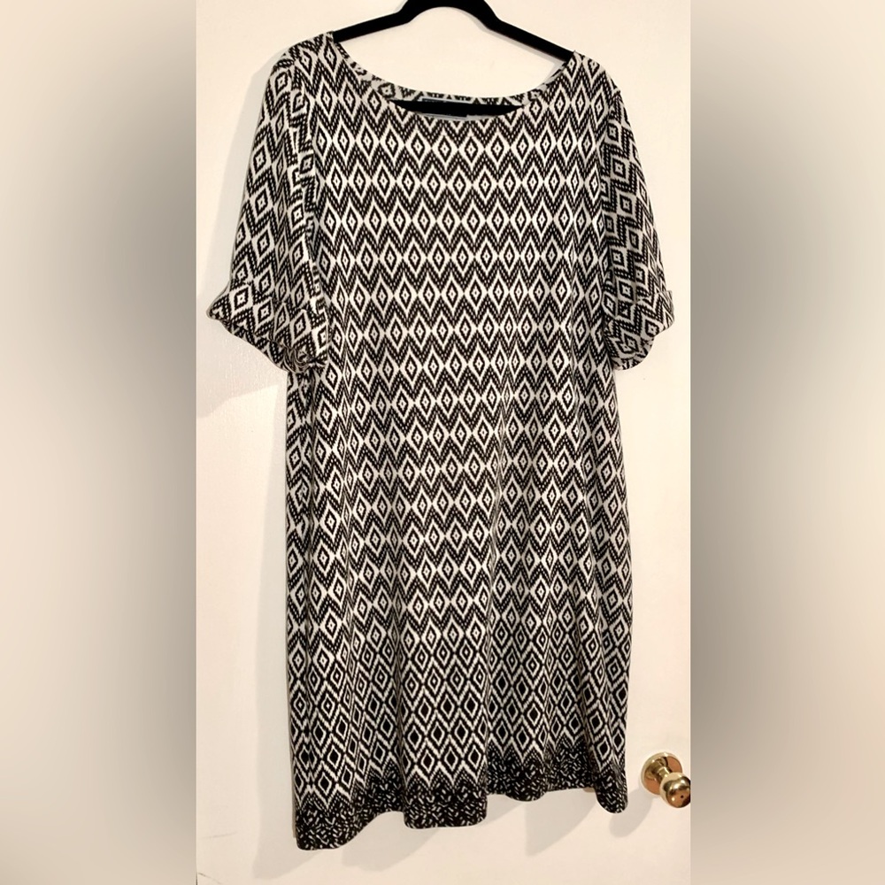 🌻206 KAREN SCOTT cotton blend plus dress